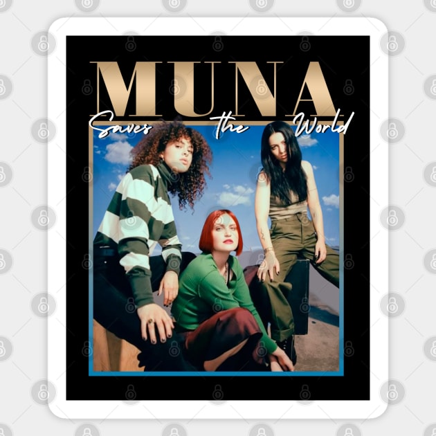 MUNA – Saves the World Sticker by brendalee